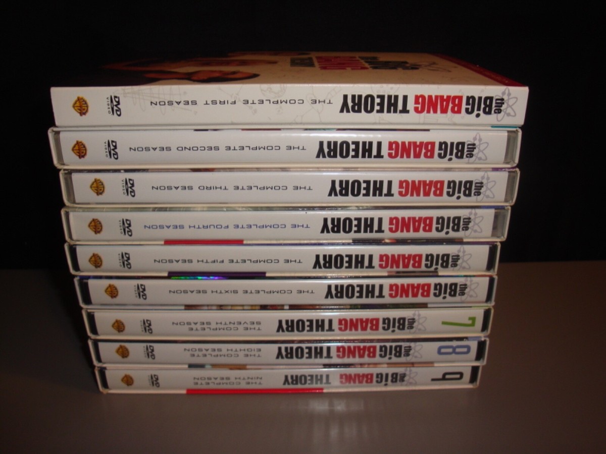 Big Bang Theory Seasons 1-9 TV Series DVD Lot Comedy Jim Parson