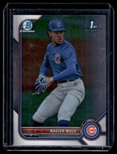 2022 Bowman Draft Chrome Nazier Mule Chicago Cubs #BDC-77