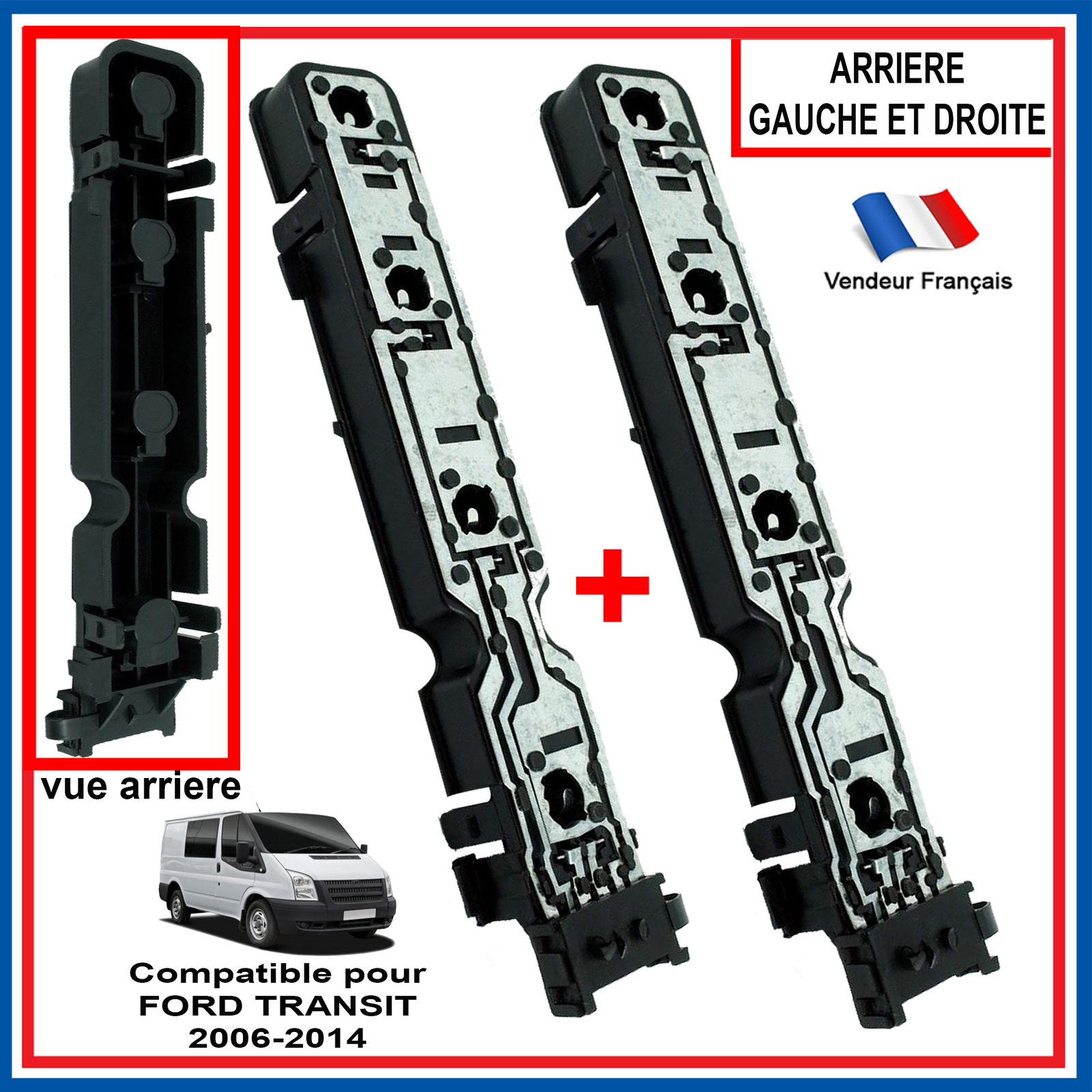 Porte-ampoule arrière Ford Transit Tourneo double platine de feu gauche droite