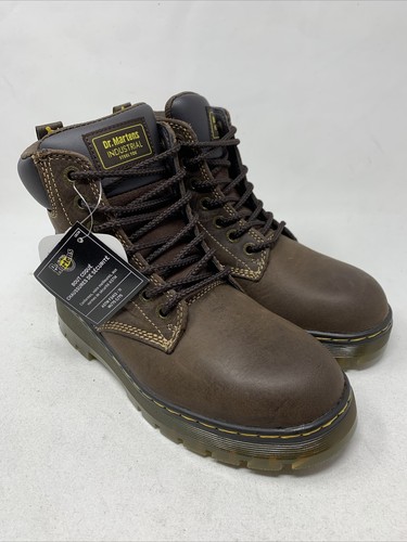 Dr. Martens Mens Winch Dark Brown Work 