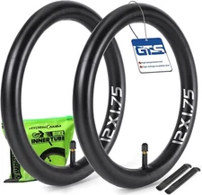 2 Pack 12" / 12.5" Inch Bike Tube Fit 1.75/1.95/2.125 with 32mm Schrader Valv...