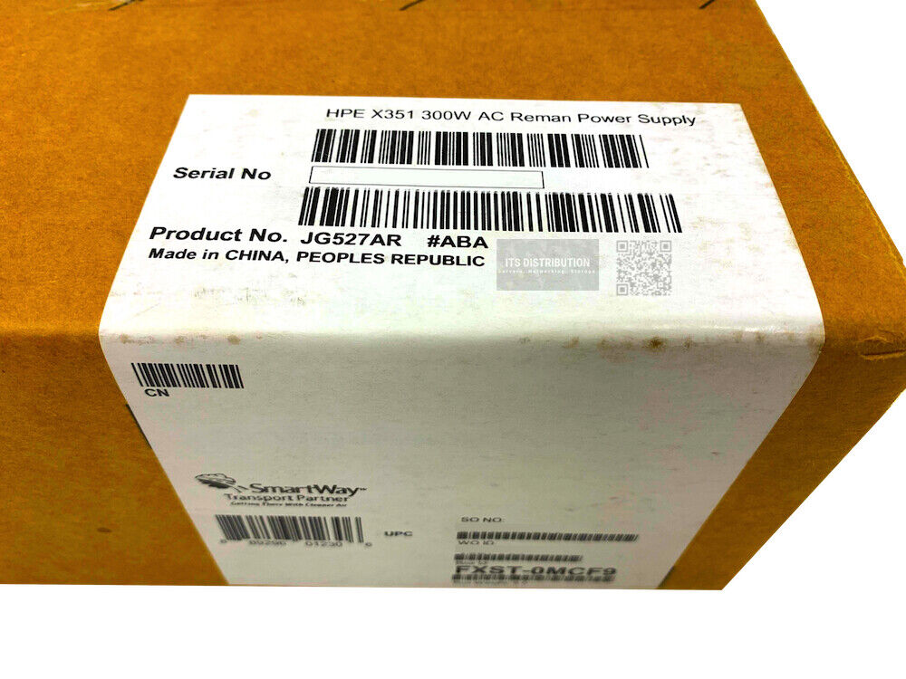 JG527A I Renew Sealed HP X351 300W 100-240VAC to 12VDC Power JG527A I Renew Sealed HP X351 300W 100-240VAC to 12VDC Power