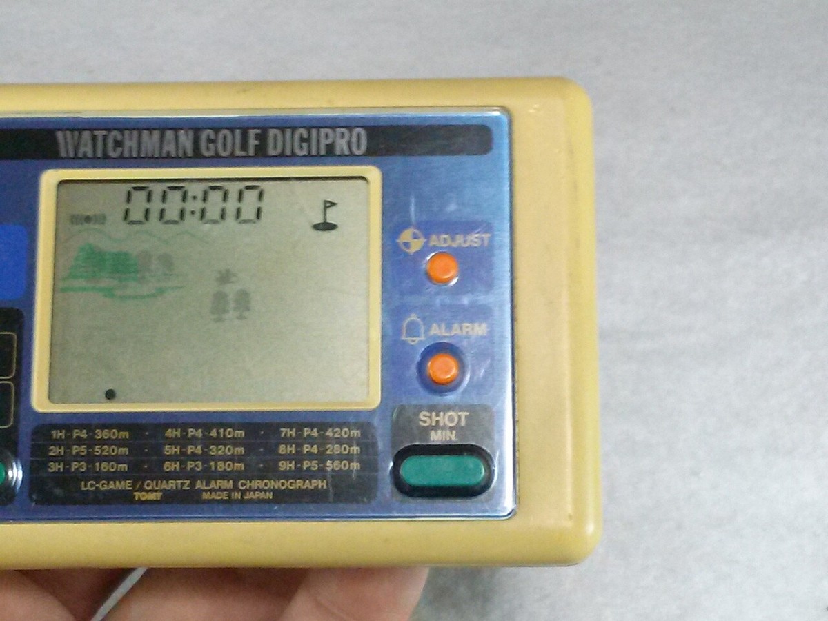 Watchman Golf Digipro / Tomy / VINTAGE Game watch /83' game | eBay