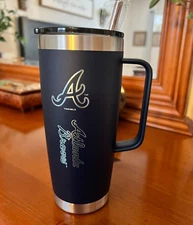 Atlanta Braves The Memory Company 26 oz Roadie Tumbler with Handle