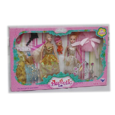 Fashion Girl Doll With Clothes Presentation Box Girls Dress Up