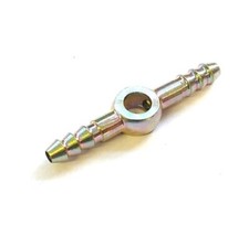 Banjo M6 dritto doppio ingresso/uscita con barbe da 6 mm