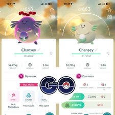 Pokémon Go - Shiny Dynamax Chansey - Trade or Mini PTC