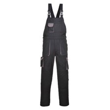 Image of PORTWEST Texo Contrast Bib and Brace Comfort Coverall Overall Knee pad Pocket UK