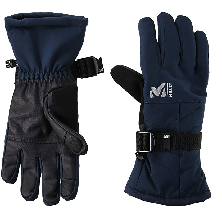 Guantes de esquí para mujer MILLET Mount Tod Dryedge liso azul marino talla XL MIV8941