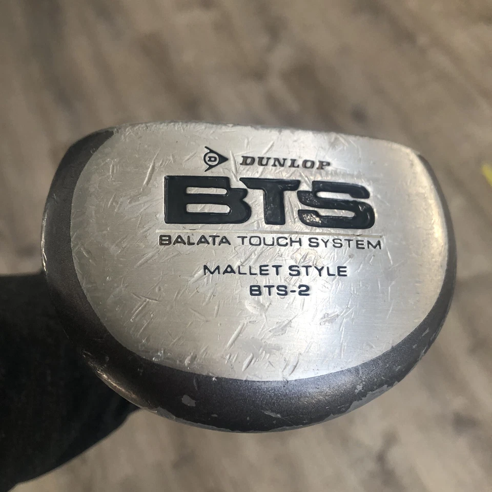 Dunlop BTS Balata Touch System Mallet Style BTS 2 Putter Golf Club Step Shaft RH - Image 3 of 4