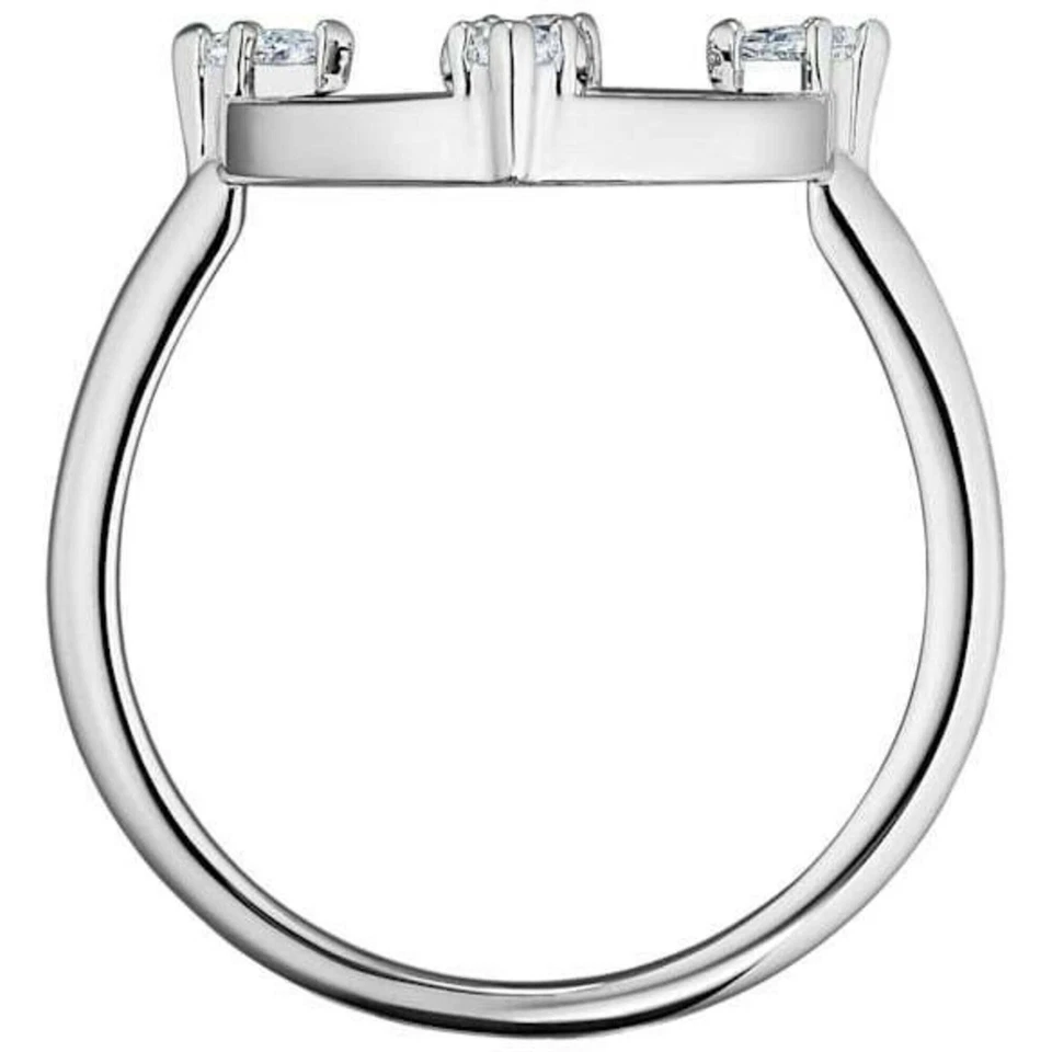 Anillo para mujer Swarovski enchapado en rodio norte cristales blancos, talla 6,75 5551798 Foto 4 de 4