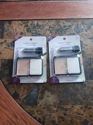 2 Pack Colormates Compact Makeup And Concealer Light 7128