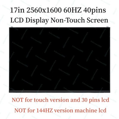 New LP170WQ1-SPF2 17'' LCD QHD Screen Display For LG Gram 17 2022 17Z90Q 17Z90Q-K