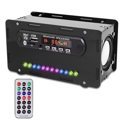 DIY Bluetooth-Lautsprecher-Kit LED FM-Radio USB-Heim-Soundverstärker mit Di2880