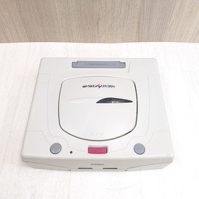Sega Saturn White Console with 2 controllers & 5 games tested Japan HST-3220