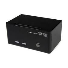 New StarTech SV231TDVIUA 2 Port USB Triple Monitor DVI KVM Switch with Audio Hub