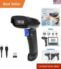 Bluetooth Barcode Scanner, Support 2.4G Wireless  Bluetooth  Wired