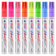 TFIVE Fluorescent Paint Markers, 8 Colors Neon 1 Count Pack of 8 , 8