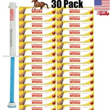 NEW 30 Pack In Box Paste Horse Dewormer Apple Flavor wormer US