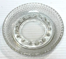 Vintage Glass Ashtray Clear Glass 4 7/8" in Diameter