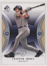 2007 SP Authentic Chipper Jones #1 HOF fm1