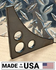 [SR] Steel 4" Leg 3/16 Weld Gusset Holes DIY Metal Fabrication Roll Cage Hot Rod