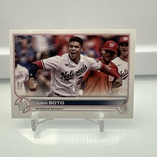 2022 Topps Series 1 Image Variation SP (Horizontal Celebrating) Juan Soto