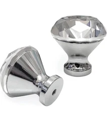 10 Badgley Mischka Crystal Knobs/Pulls for Cabinets Dressers Kitchen Drawers