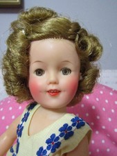 Lovely Ideal ST 12 Shirley Temple in Original School Dress  Shirley Shoes