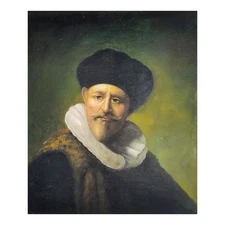 Hand Painted Square 50x60 CM – Made in Italy – Tribute to a