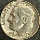 1972 No Mint Mark Circulated Good Details Roosevelt Dime