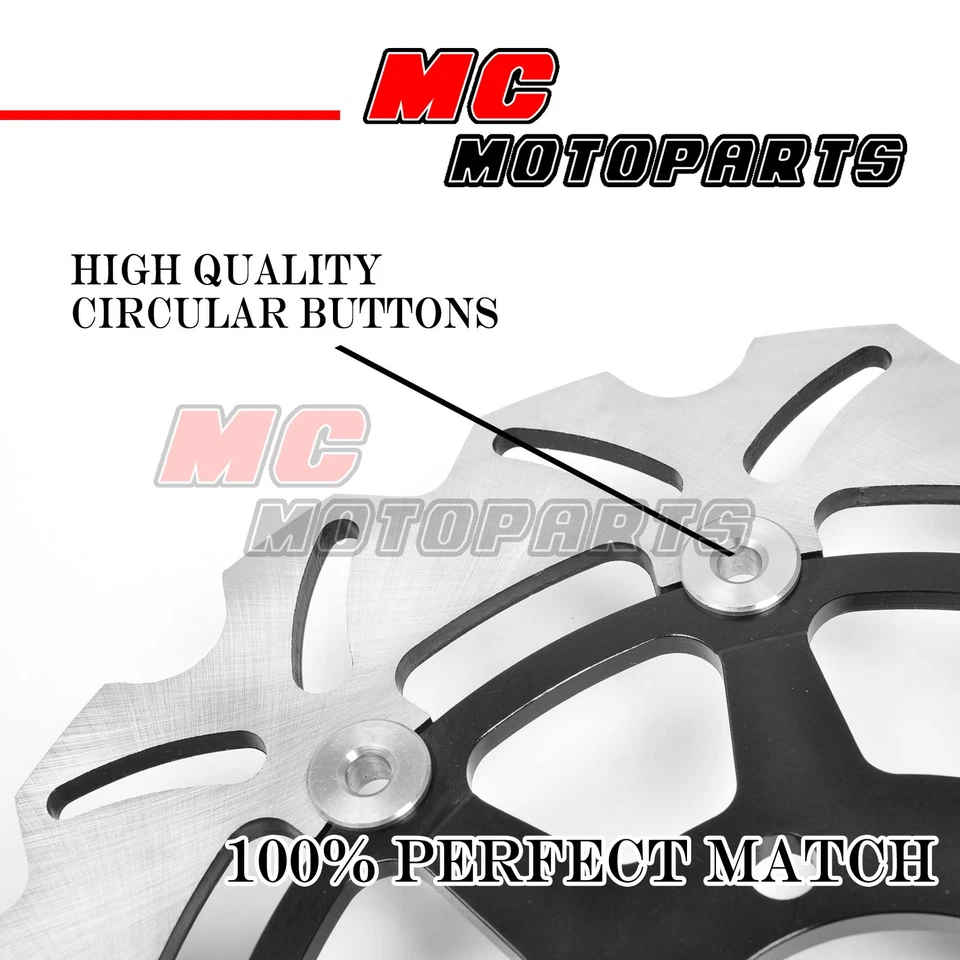 Disco de freno delantero de acero inoxidable 300 mm 1 pieza para ATK GT 250 R V-Twin Sport 2011 Foto 3 de 4