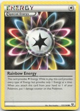 Rainbow Energy 131/146 Uncommon XY Base Set Pokemon Moderately Played