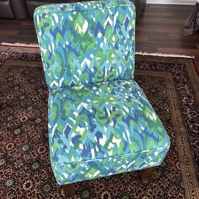 Beautiful Multicolor Green Room Accent Chair  Modern Retro Colors