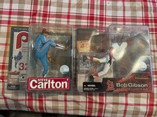MLB MCFARLANE, COOPERSTOWN: STEVE CARLTON & BOB GIBSON  NIB