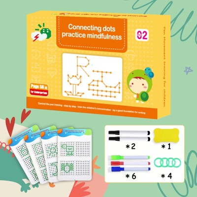 Scribble Smart Workbook: Reusable Letter Writing Kit For Little Curious Minds...