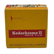 Vintage 1970's Sealed Kodachrome II Daylight Movie Film 8mm Roll Camera Expired