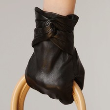 Ladies Woman Genuine Nappa Leather Gloves W/ touch function On Sale L074NZ1