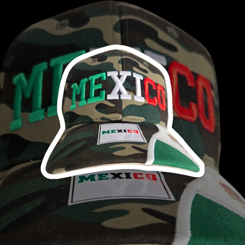 Baseball Cap Mexico Snapback Hat Flag Embroidered Mexican Adjustable Flat Men