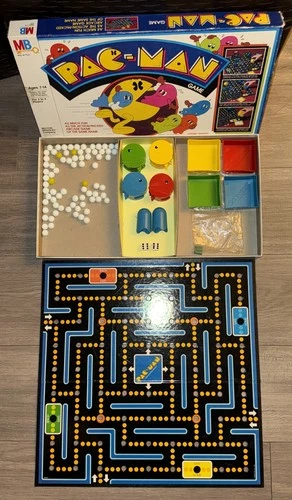 Vintage Pac-Man Board Game 1982 MB Milton Bradley 4216 COMPLETE IN BOX