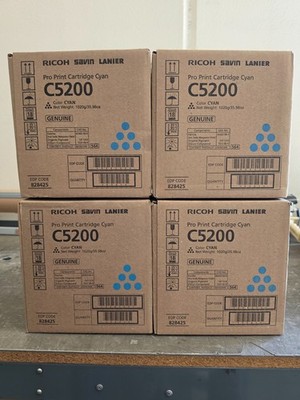 RICOH PRO C5200/5210 CYAN TONER. BRAND NEW, SEALED, OEM 828425. ONLY $109.99