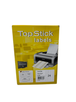 Topstick 8706 Adressetiketten 70X37Mm 2400 Stk - 100 Blatt - Weiß Etiketten