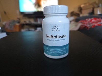 Sun Coast Sciences ReActivate for beautiful youthful skin 30 caps.  EXP. 11/2026