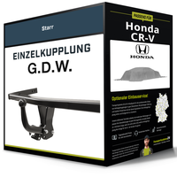 Starre AnhäNgerkupplung für Honda CR-V 12.2016-09.2018 V Typ RW / RT G.D.W. NEU