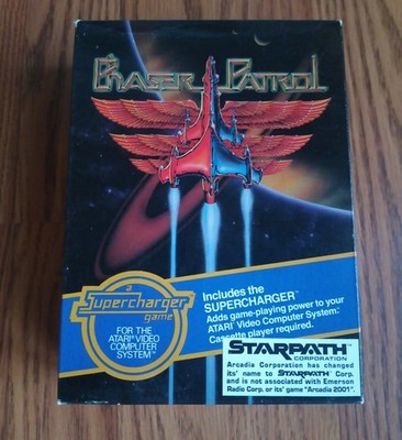 Phaser Patrol Cassette Game For Atari 2600