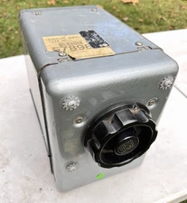 General Radio VARIAC W20 Type 3 Gang Autotransformer WYE Circuit 0-240 AC Cased