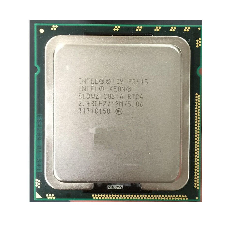 Intel Xeon E5645 SLBWZ 2.4GHz 6C/12T 12MB Cache LGA1366 Server CPU Processors - Image 2 of 2