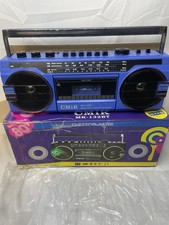 Boombox Retro Cassette Recorder Player MP3, Radio, SD Card Boom Box 80s New
