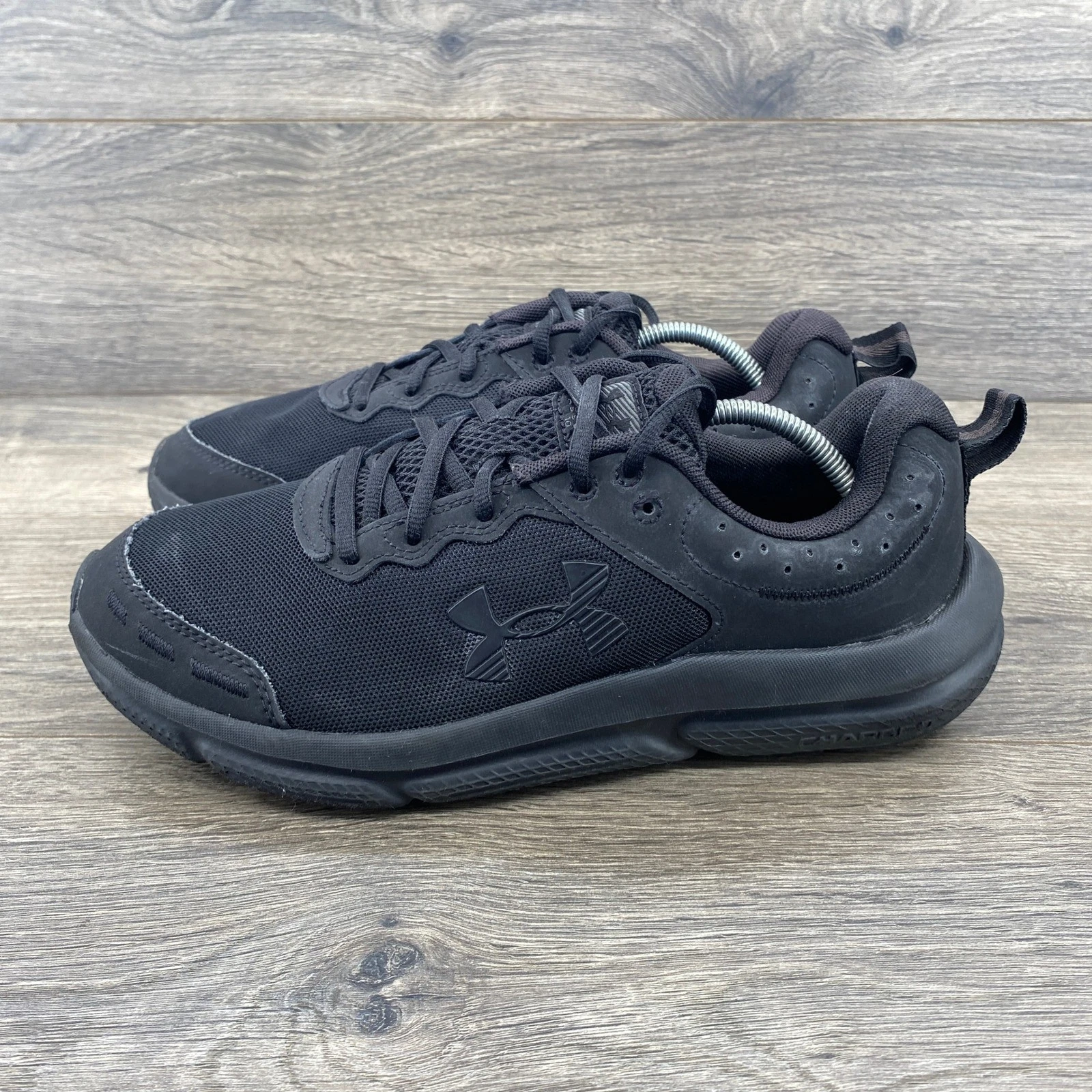 Under Armour Charged Assert 10 Mens 8.5 Running Shoes Black 3026175-004 Sneaker