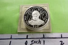 CIVIL WAR GENERAL STONEWALL JACKSON 2000 LIBERIA 999 SILVER COIN COA RARE SJOOM